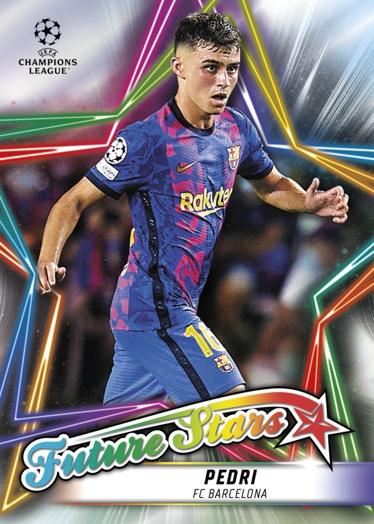 2021-22 Topps UEFA Champions League Chrome Soccer Hobby BOX LITE