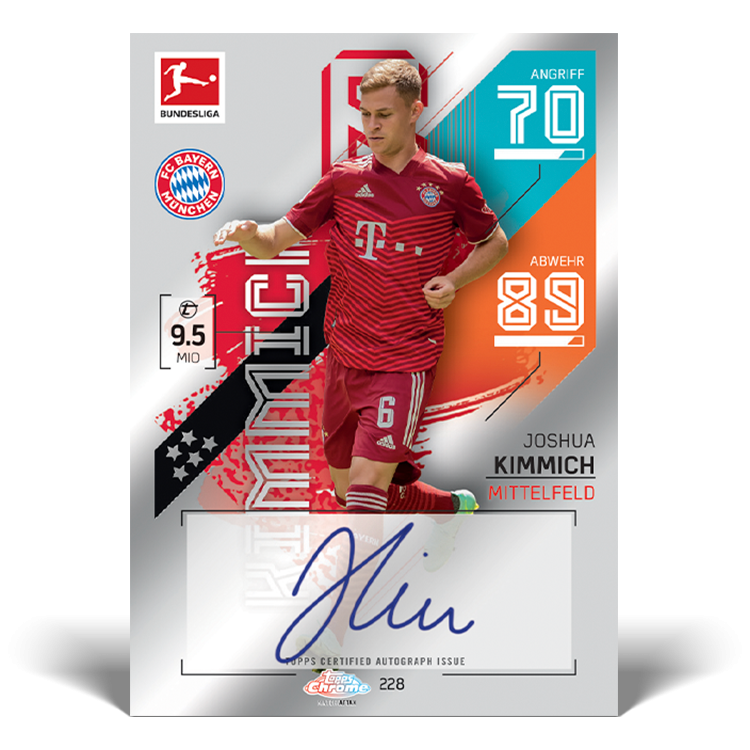 2021/2022 Hobby Box Bundesliga Topps Chrome Match Attax